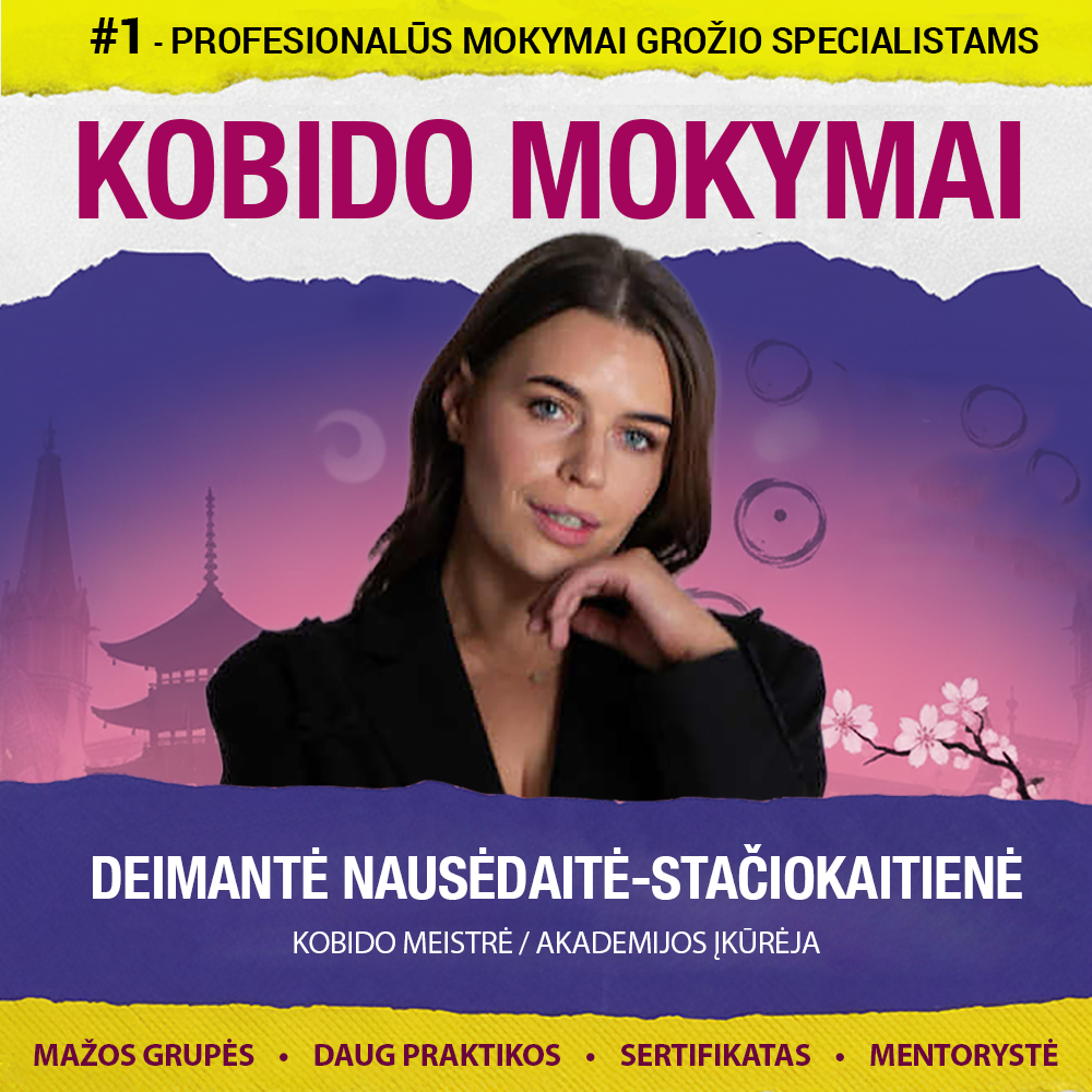 KOBIDO veido masažo mokymai su Kogao elementais