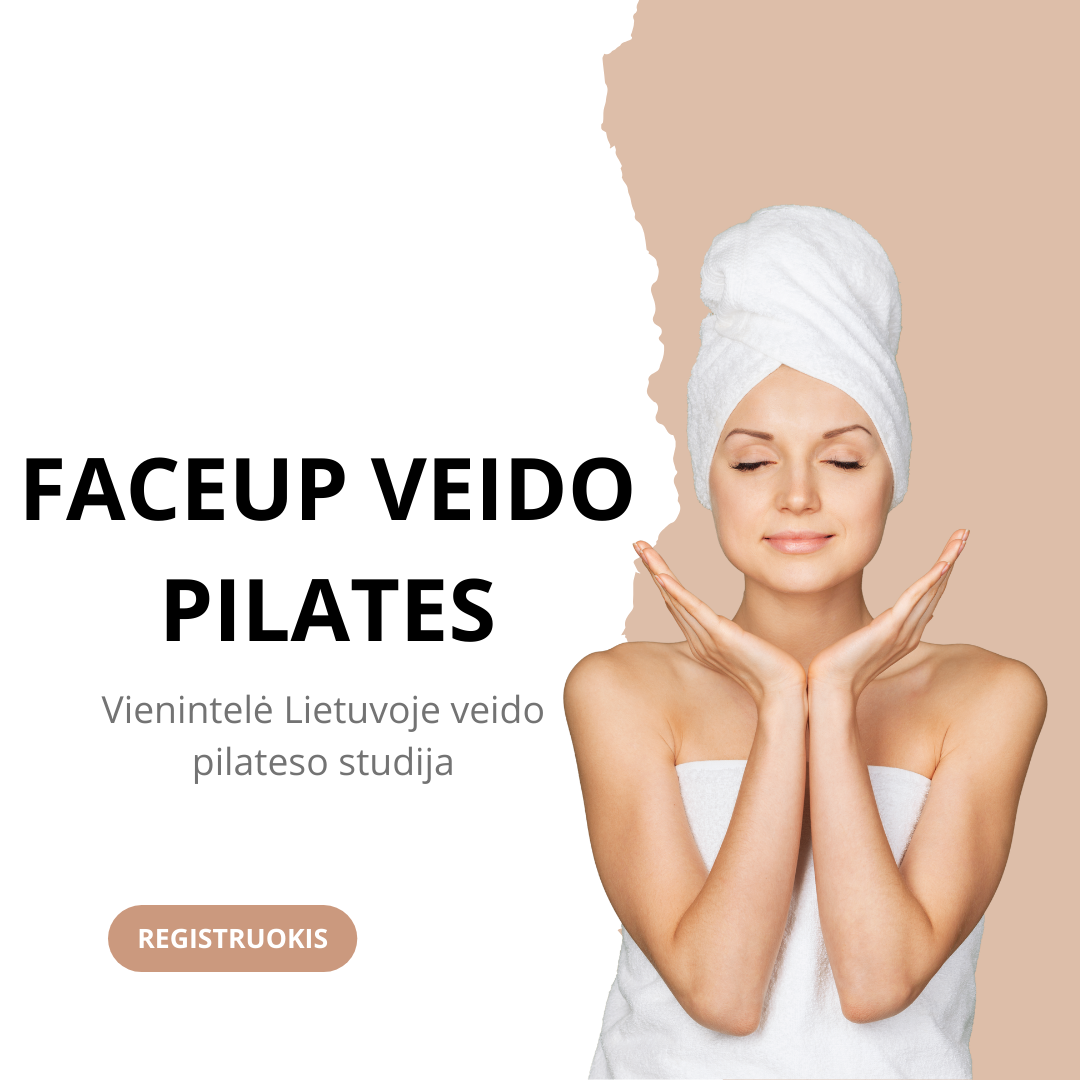 PASIŪLYMAS! 3 FaceUp veido pilates sesijos
