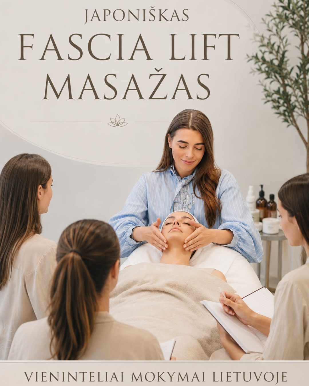 JAPONIŠKO FASCIA LIFT VEIDO MASAŽO MOKYMAI: Giluminių audinių ir fascijų terapijos