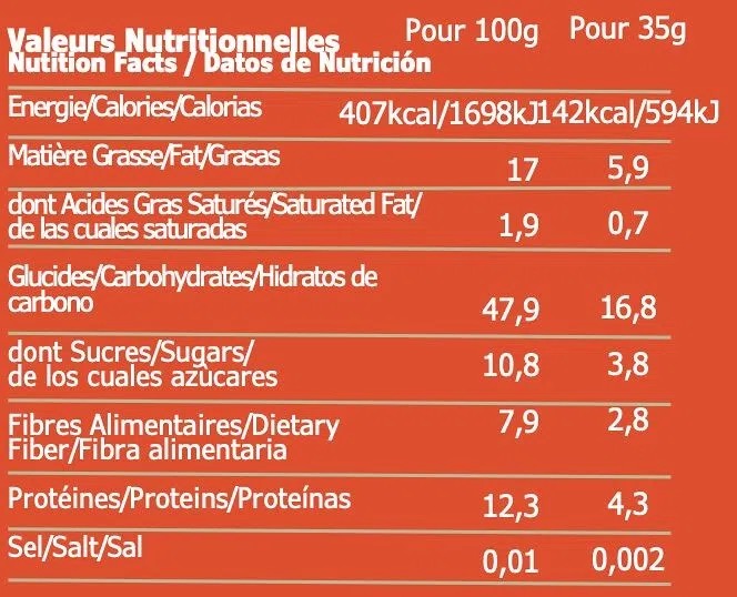MIAM RÉPUBLIQUE ekologiška granola su Burbono vanile ir migdolų sviestu - Image 3