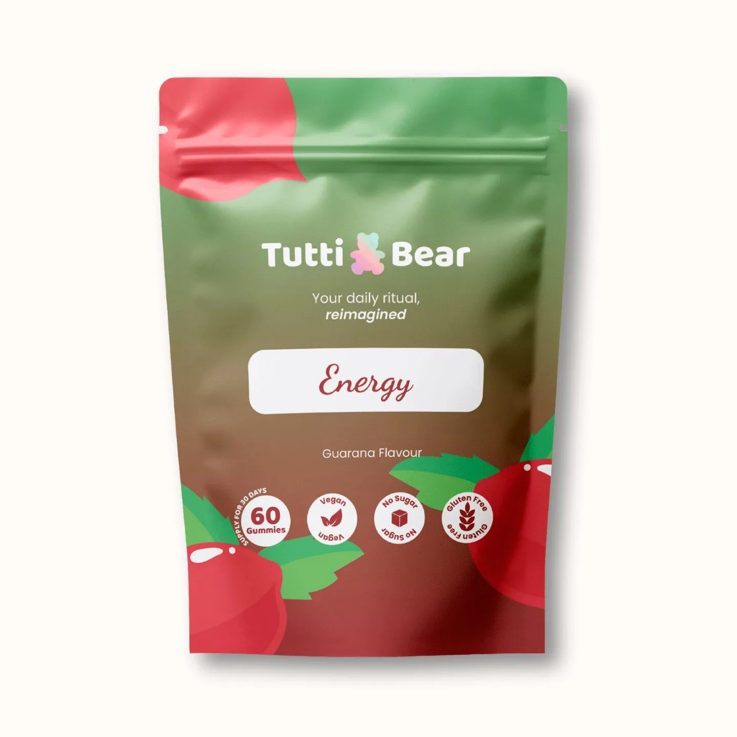 TuttiBear energiją teikiantys guminukai