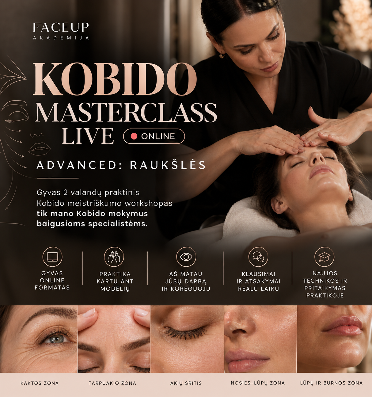 KOBIDO MASTERCLASS LIVE | ADVANCED: RAUKŠLĖS